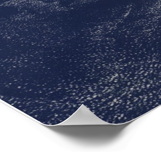 Poster Vue d'Hawaii depuis l'espace (Coin)