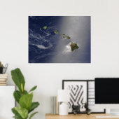 Poster Vue d'Hawaii depuis l'espace (Bureau à domicile)