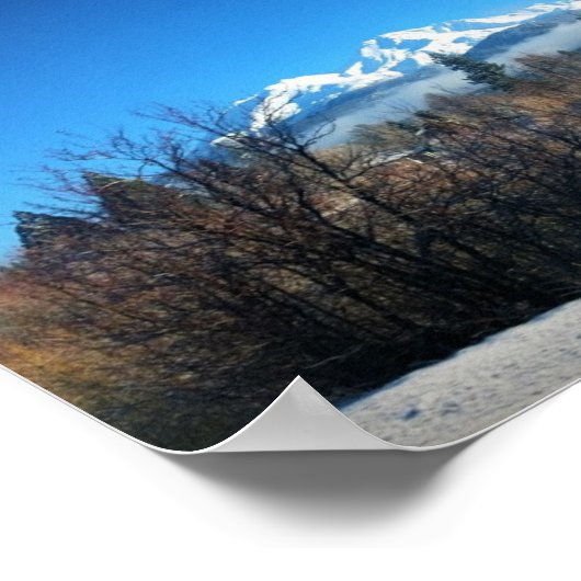 Poster Vue d'hiver à Mount Shasta, CA (Coin)