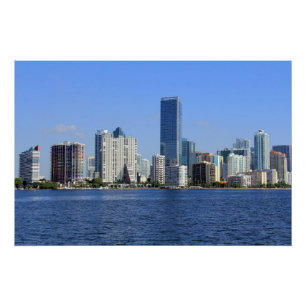 Poster Vue d'horizon de Miami