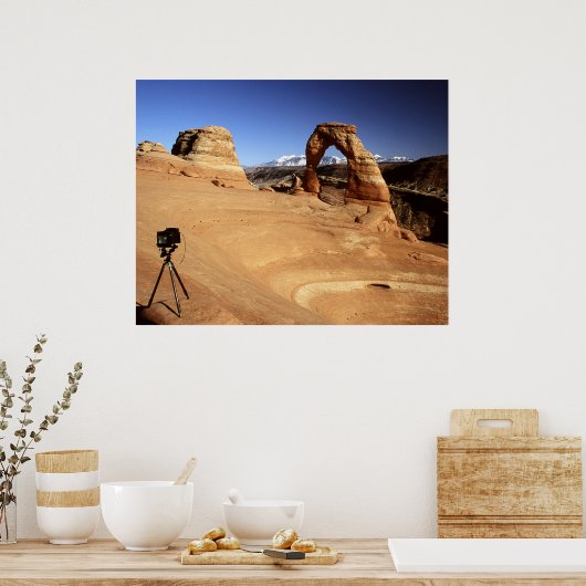 Poster Vue digne d'une caméra (Cuisine)