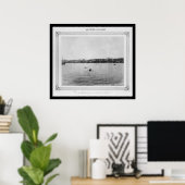 Poster Vue d'Istanbul de Galata 1885 (Bureau à domicile)