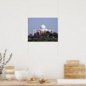 Poster vue distante du taj mahal (Cuisine)