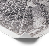 Poster Vue d'Oiseau de la Nouvelle-Orléans (Coin)