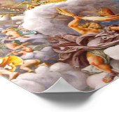 Poster Vue D'Olympus Accueil Dieux Fresco Par Giulio Roma (Coin)