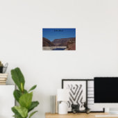 Poster Vue du barrage Hoover 2016 (Bureau à domicile)