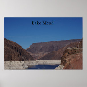 Poster Vue du barrage Hoover 2016