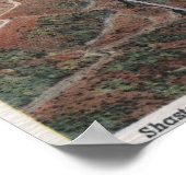 Poster Vue du barrage pendant la construction (Coin)