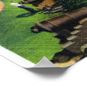 Poster Vue du bastion du drapeau et de la paroi sud (Coin)