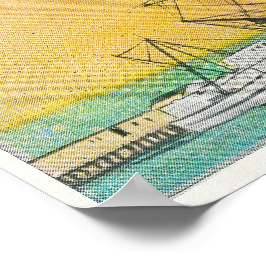 Poster Vue du bateau Star of India à quai (Coin)