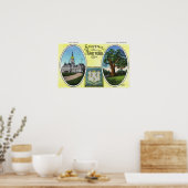 Poster Vue du bloc Capitol et de l'arbre de chêne (Cuisine)