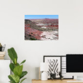 Poster Vue du bord du désert peint (Bureau à domicile)