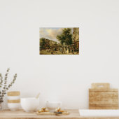 Poster Vue du boulevard Montmartre, Paris, 1830 (Cuisine)