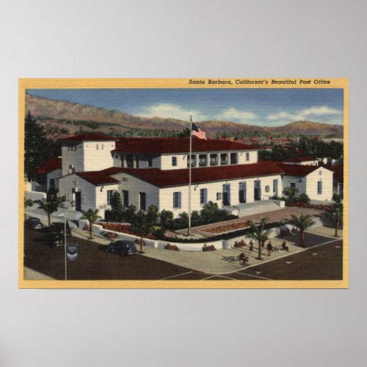 Poster Vue du bureau de poste n° 2 (Devant)