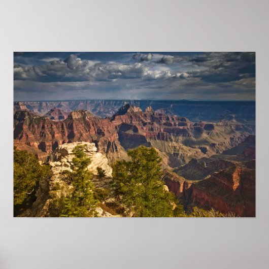 Poster Vue du centre d'accueil North Rim - Grand (Devant)