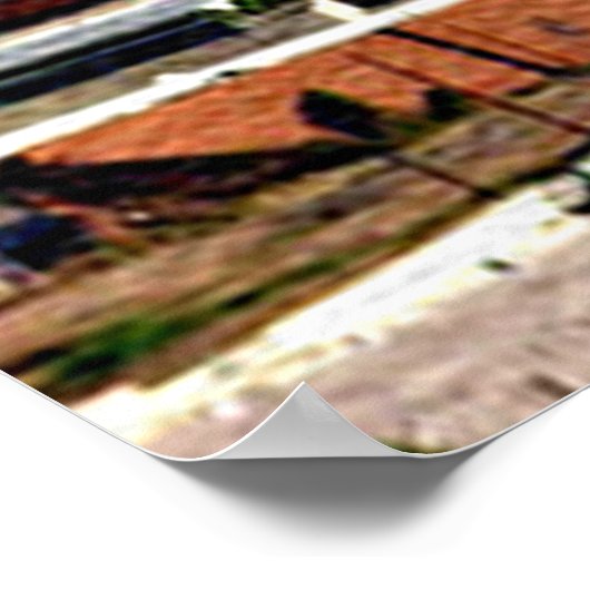 Poster Vue du centre de Phoenix, Arizona (Coin)