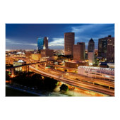 Poster Vue du centre ville (Devant)