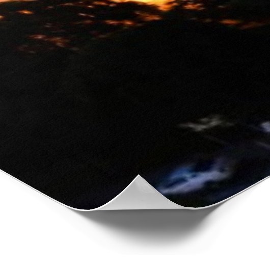 Poster Vue du centre ville (Coin)