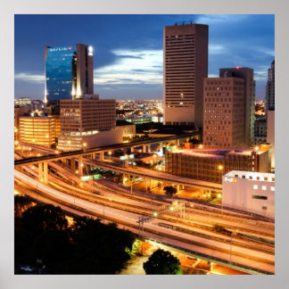 Poster Vue du centre ville