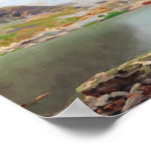 Poster Vue du Cervin (Coin)