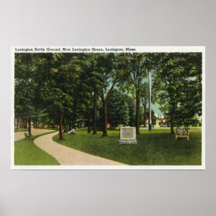 Poster Vue du champ de bataille, maintenant Lexington Gre
