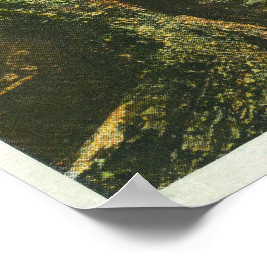 Poster Vue du chaos Ausable (Coin)