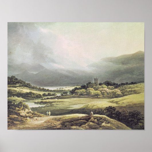 Poster Vue du château de Dunloe, Killarney, 1805 (Devant)