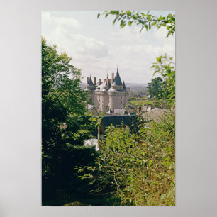 Poster Vue du château reconstitué du nord