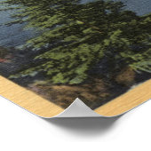 Poster Vue du chemin de Bridle près du barrage (Coin)