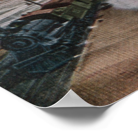 Poster Vue du chemin de fer Union Station (Coin)