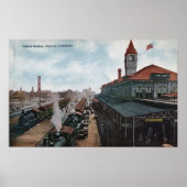Poster Vue du chemin de fer Union Station (Devant)