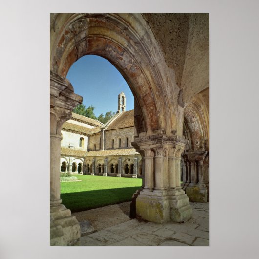Poster Vue du cloître (Devant)