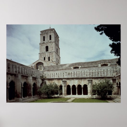Poster Vue du cloître (Devant)