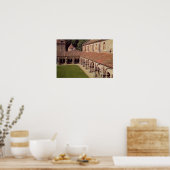 Poster Vue du cloître 2 (Cuisine)