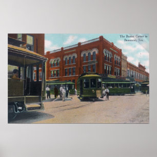 Poster Vue du coin le plus animéBeaumont, TX