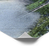 Poster Vue du fameux chemin de fer Cog (Coin)