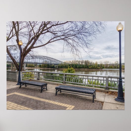 Poster Vue du fleuve Missouri (Devant)