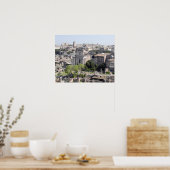 Poster Vue du Forum de Rome sur les Français (Cuisine)