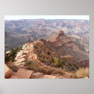 Poster Vue du Grand Canyon depuis South Kaibab Trail