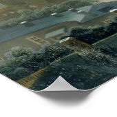 Poster Vue du Kremlin de Moscou dans les années 1840 (Coin)