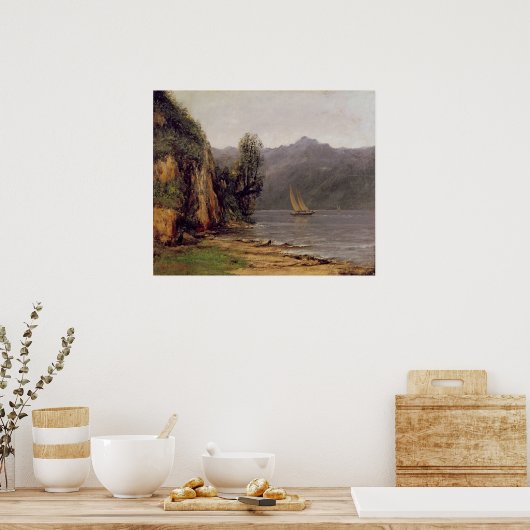 Poster Vue du Lac Leman, c.1873-77 (Cuisine)