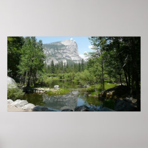 Poster Vue du lac Miroir dans le parc national de Yosemit