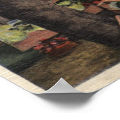 Poster Vue du marché agricole original (Coin)