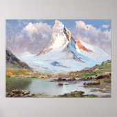 Poster Vue du Matterhorn (Devant)
