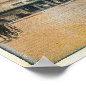 Poster Vue du Modesto Accueillant ArchModesto, CA (Coin)