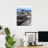 Poster vue du mont Kinabalu (Bureau à domicile)