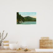 Poster Vue du mont Whiteface de l'île Moose (Cuisine)