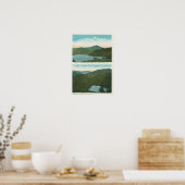 Poster Vue du mont Whiteface de Signal Hill, Heart (Cuisine)