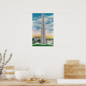 Poster Vue du monument de Bunker Hill (Cuisine)