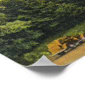 Poster Vue du Multnomah Falls Lodge (Coin)